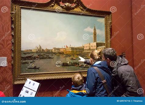 Painting by Canaletto in National Gallery, London Editorial Photo - Image of britain, great ...