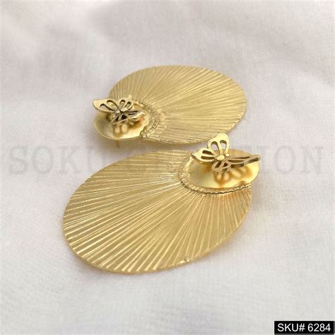 Gold plated Drop and Dangle with butterfly designer Earring SKU6284 ...