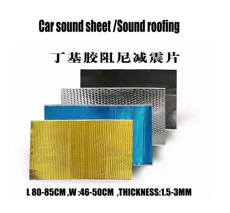 Butyl Aluminium Car Sound Damping, Vibrodamping Materials. - Aluminum ...