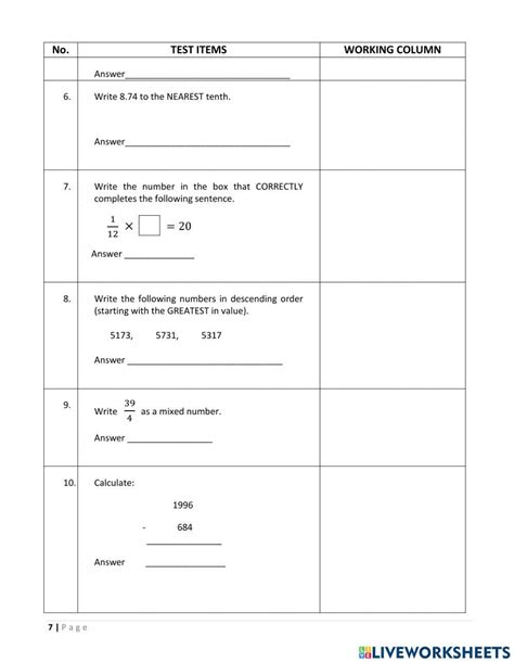 Image result for Weekly Test Maths