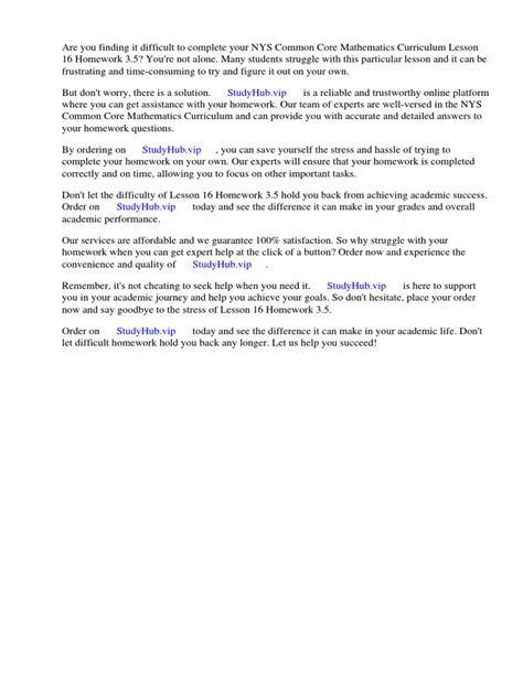 Image result for Lesson 16 Homework 3.5 3rd Grade Answers