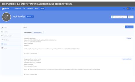 Protect My Ministry | Planning Center Integrations