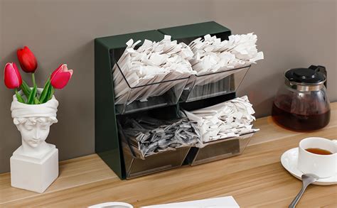 House of Quirk Detachable Storage Containers Box with 2 Compartments ...