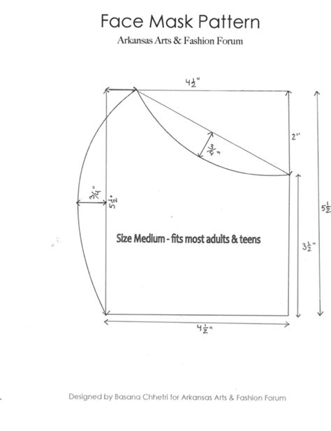 Contoured Face Mask Pattern 的图像结果