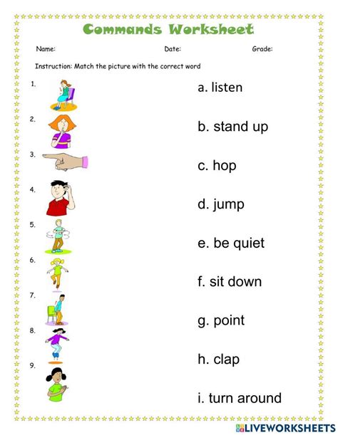 Image result for Command Tasks Exercises Examples