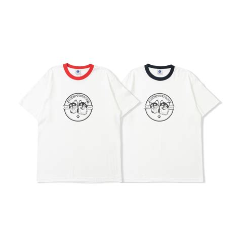 CP-crew Dog Logo Ringer Tshirt | CP-crew
