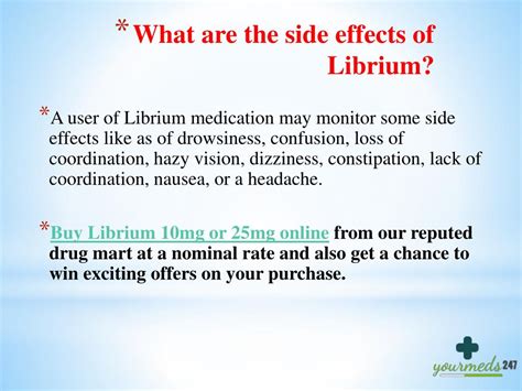 Librium Side Effects