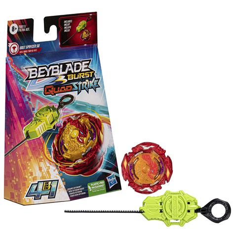 Buy BEYBLADE Burst QuadStrike Bolt Spryzen S8 Spinning Top Starter Pack ...