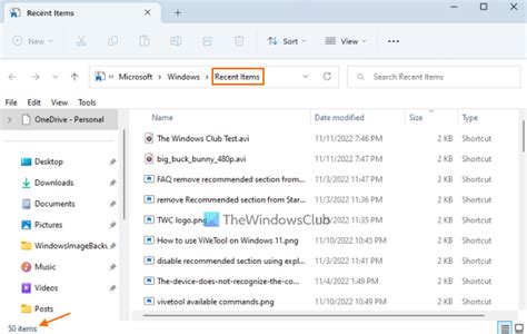 Windows 11 Recent Files 的图像结果