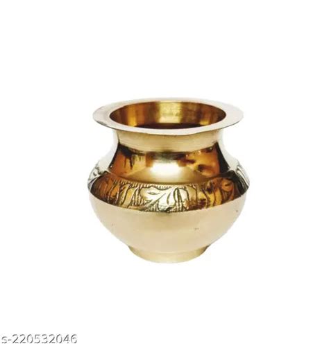 Brass & Copper Puja Kalash – PunyaPath
