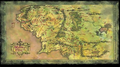Printable Maps Of Middle Earth - Printable Calendars AT A GLANCE