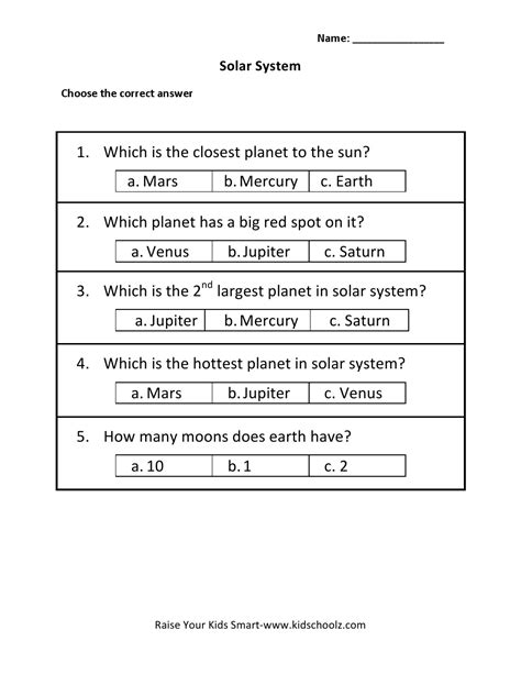Solar System for Grade 2 的图像结果