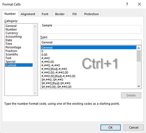 Excel Custom Format Complete Guide 的图像结果