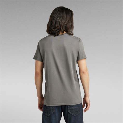Lower Case Text T-Shirt | Grey | G-Star RAW®