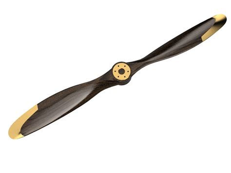 6' Wooden Propeller - Walnut with Metal Tip – Flight Mode