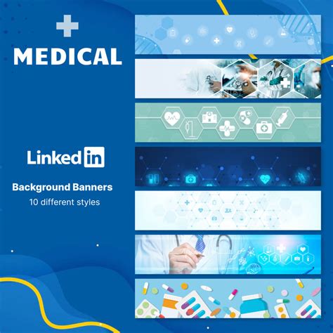LinkedIn Background Banner Medical - MasterBundles