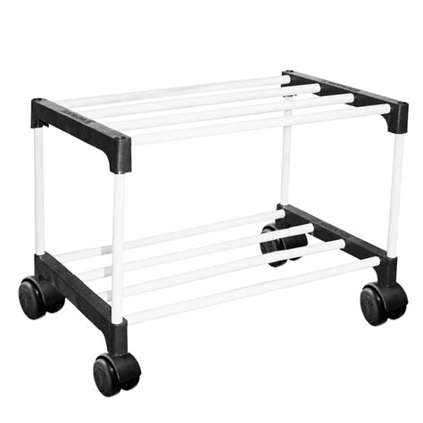 Confiado shoe rack form home Metal pipes multipurpose rack (With Wheels ...