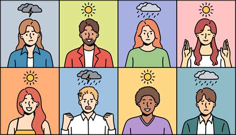 People experiencing mood swings due to weather conditions and cloudiness or magnetic storms in ...