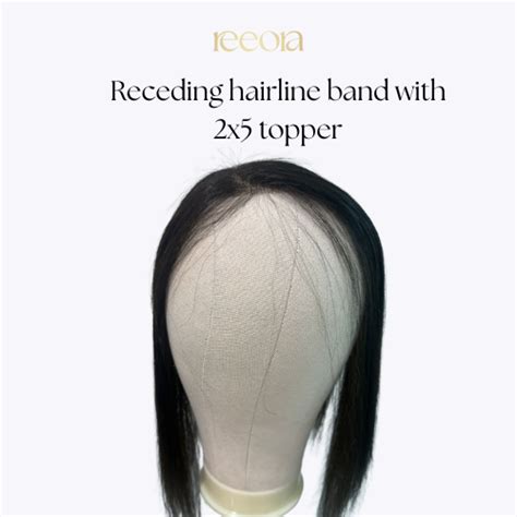 Receding Hairline Band with 2x5 topper | Natural Hair – Reeora