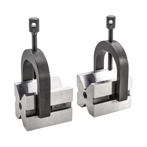 Starrett 278 2 V-Blocks (1 Pair) And 2 Clamp Complete Set : Amazon.in ...