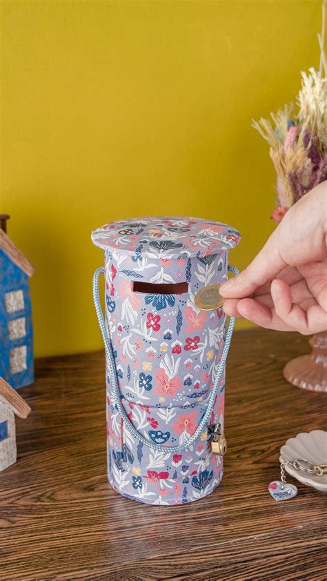Buy Pearlised Paper Leather Round Piggy Bank - Blue Meadow Online ...