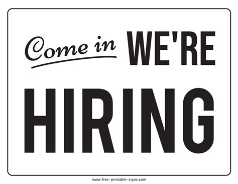 Recruiting Signs 的图像结果