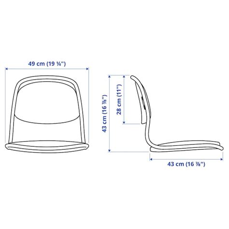 ÖRFJÄLL seat shell, white/Vissle light grey - IKEA