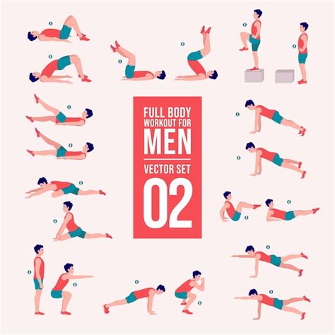 Page 2 | Male physique exercises Vectors - Download Free High-Quality ...