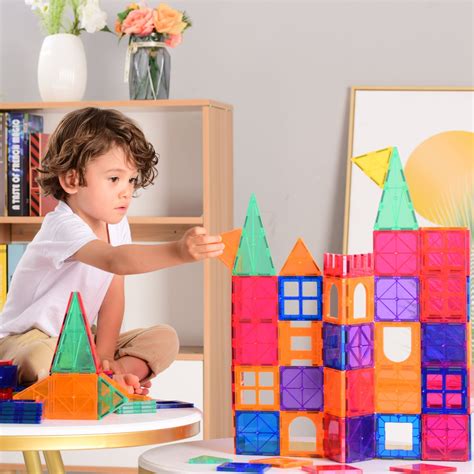 Sams World Megna Magnetic Tiles Building Blocks Creative Construction ...