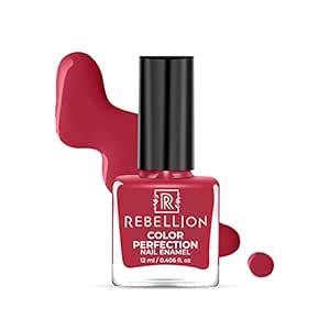 Buy Rebellion Color Perfection Nail Enamel - 12ml | Rose Pink ...