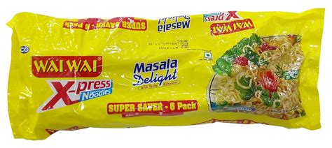 Wai Wai Xpress Instant Noodles - Masala Delight, 420g Pack : Amazon.in ...