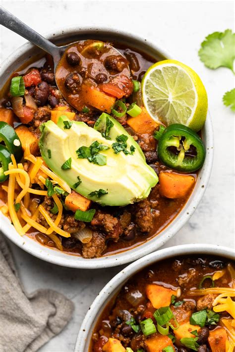 Black Bean Chili Sweet Potato at Michael Dittmer blog