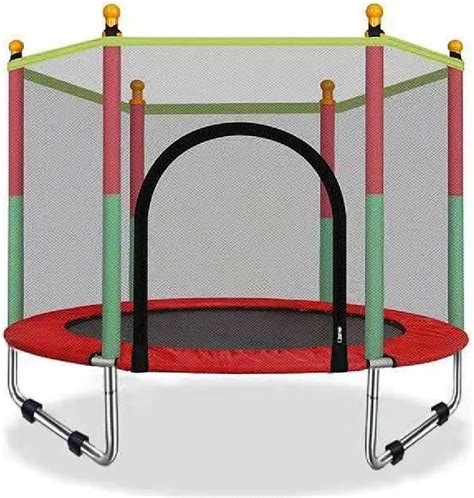 KOUREVON 55 inch Trampoline with Safety Enclosure net with for Kids and ...