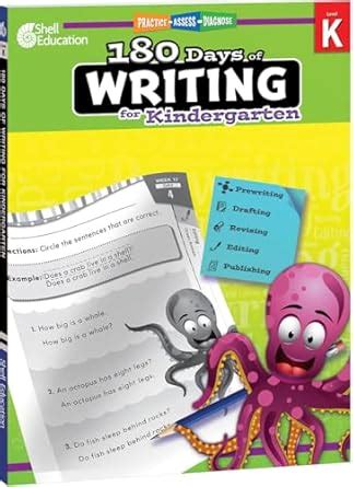 180 Days: Writing for Kindergarten Practice Workbook for Classroom and ...