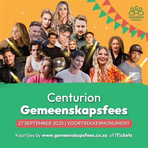 Centurion Gemeenskapsfees 2025, Voortrekker Monument, Pretoria, 27 ...