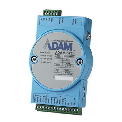 Remote output module - ADAM-6224 - ADVANTECH - analog / Modbus TCP ...