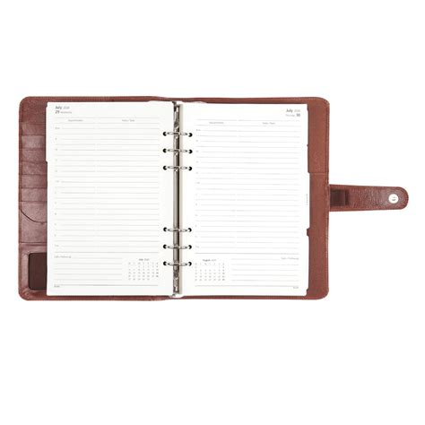 Elan 2026 Business Leather Organizer - Brown – Makoba