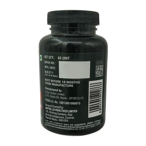 Buy Apollo Life Fat Burner, 60 Capsules | 19 Minutes Delivery | Apollo ...