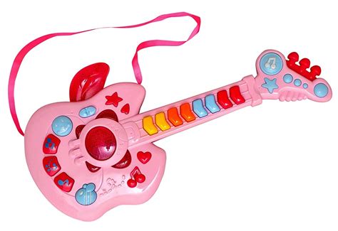Buy Koochie-Koo Mini Musical Guitar Instrument with Sound & 3D Lighting ...