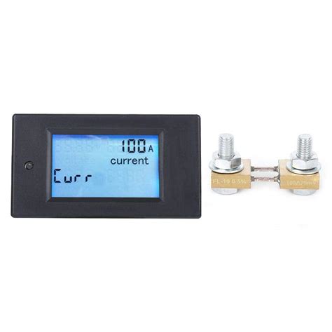 Set of 2 Voltage Current Meter, Multifunction Digital DC Voltage ...