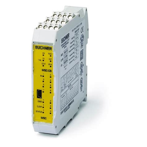 PLe safety relay - MSC-CB-AC-FI8FO2-121289 - EUCHNER GmbH + Co. KG ...