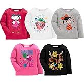 GOODLUCK BANIYAN Girls' Cotton Full Hand T-Shirt | Regular Full Sleeves ...