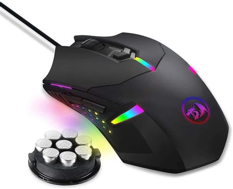 Amazon.in: Buy Redragon M601 RGB Gaming Mouse Backlit Wired Ergonomic 7 ...