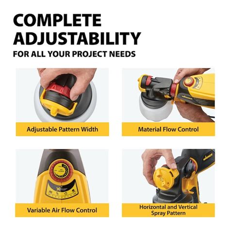 Wagner FLEXiO 3000 Electric Handheld HVLP Paint Sprayer (Compatible ...