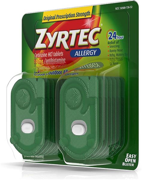 Zyrtec 10 mg Allergy Relief Tablets, 24 Hour, 14 ct India | Ubuy