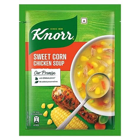 Knorr Sweet Corn Chicken Soup, 40g/ 42g (Weight May Vary) : Amazon.in ...