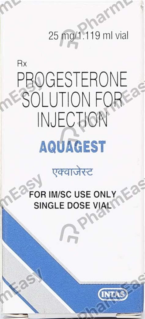 Aquagest Solution For Injection: Uses, Side-effects, Price, Dosage ...