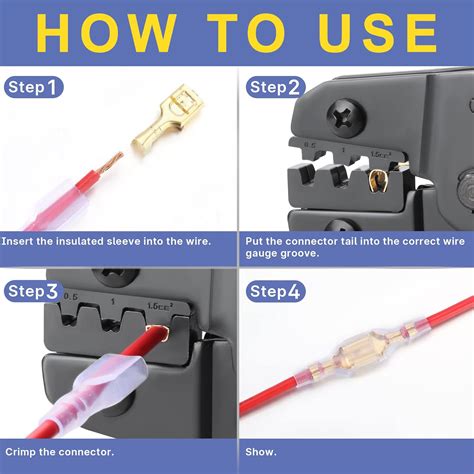 Buy haisstronica Crimping Tool Set AWG 22-16 With 600PCS Female Male ...