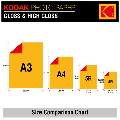 Buy Kodak Premium 200 GSM 4R (4x6) Gloss Photo Paper - 100 Sheets ...