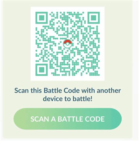 Image result for Pokemon Go Scan a Battle Code